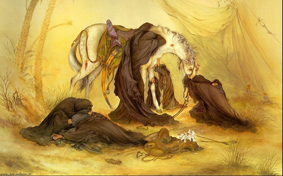 تابلوی عصر عاشورا - استاد فرشچیان