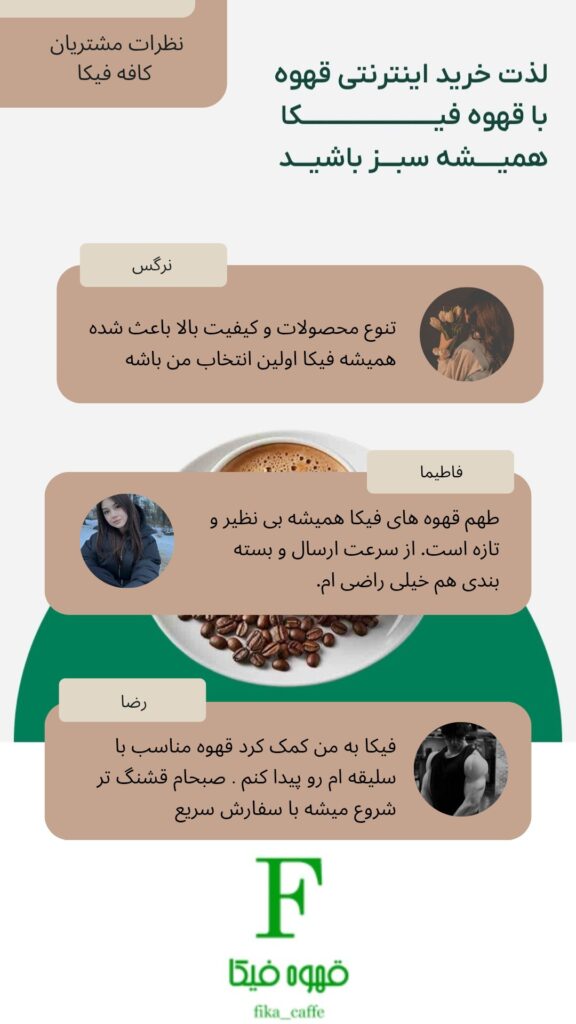 نظرات مشتریان قهوه فیکا